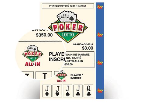 POKER LOTTO – How to Play, Game Information.